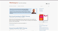 Desktop Screenshot of mentorguru.info